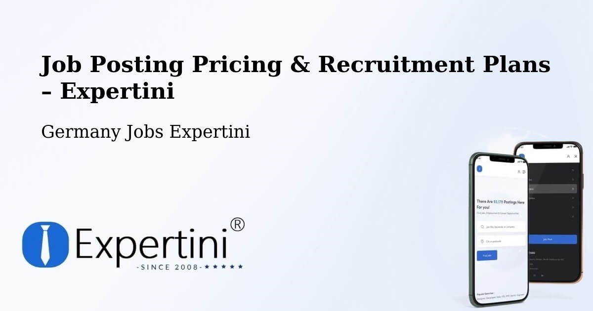 Job Posting Pricing & Recruitment Plans – Germany - Germany Jobs Expertini